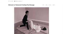 Desktop Screenshot of getthaimassage.com